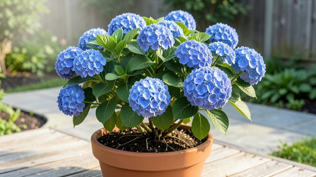 Potted Blue Hydrangea: Year-Round Color With Zero Fuss Care