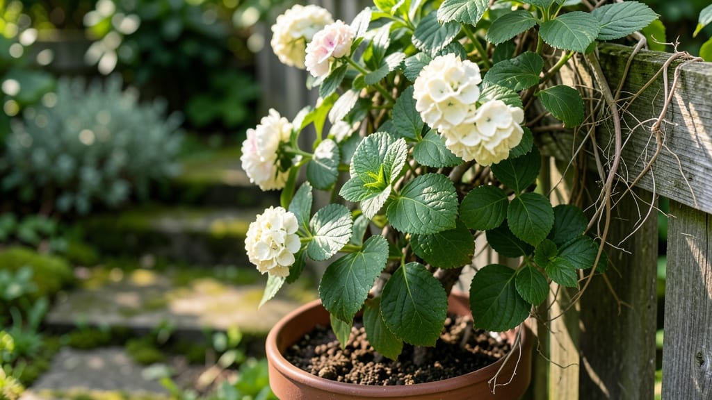 Climbing Hydrangea on Fence: Lush Vertical Privacy in 1 Season