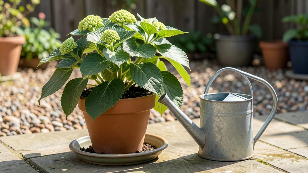 How to Water Hydrangeas in a Pot: Soil Moisture Test That Saves Roots