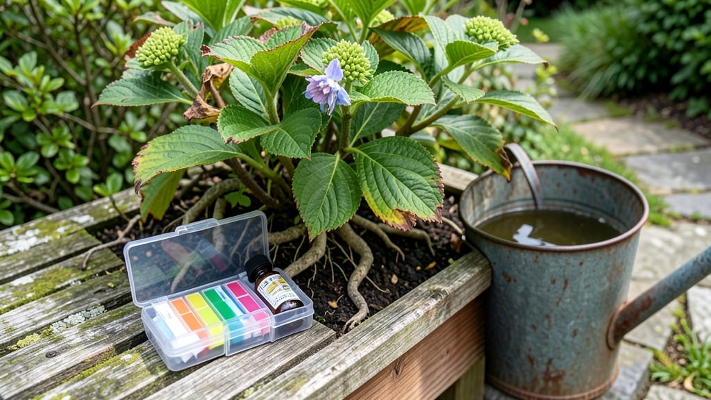 Hydrangea Leaves Turning Reddish Brown: Acid-Loving Plant Rescue Guide