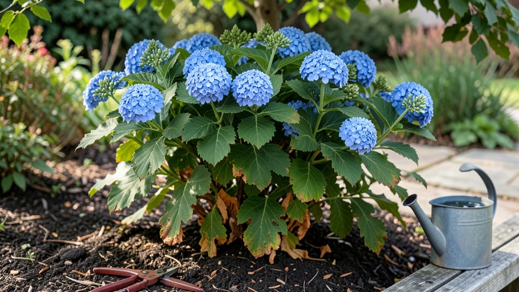 Oakleaf Hydrangea Blue: Autumn Foliage That Deepens to Rich Blue-Violet