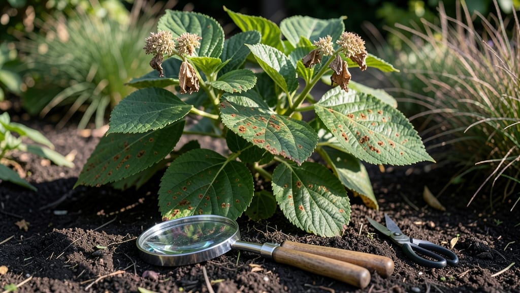Rust on Hydrangea Plants: Acidic Soil Fix for Vibrant Blue Blooms