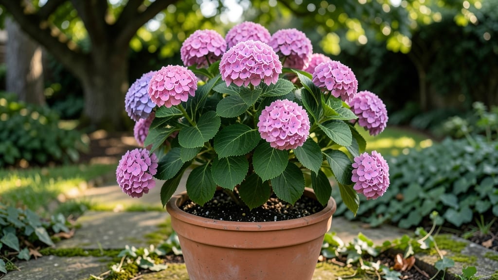 Endless Summer Mophead Hydrangeas: Year-Round Bloom Secrets in Containers
