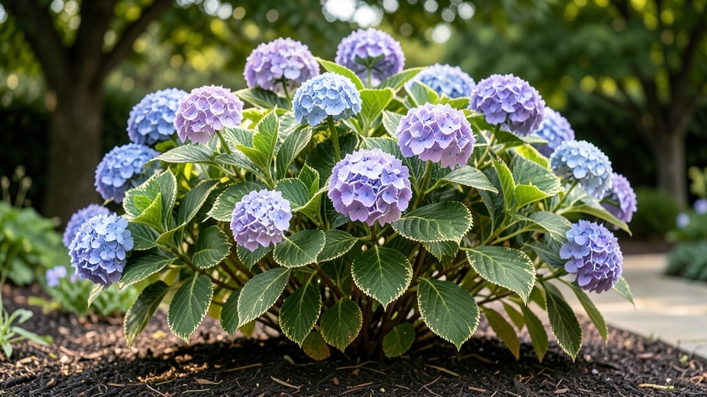 Multi-Colored Hydrangea Plants: Year-Round Vertical Elegance for Small Gardens
