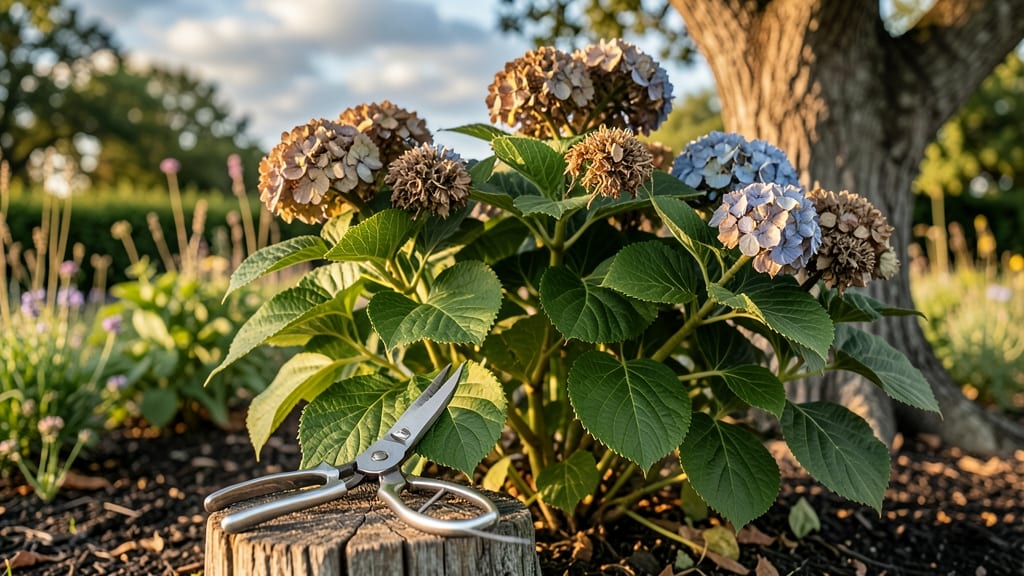 Cutting Down Hydrangeas: Year-Round Bloom Revival in Three Pruning Cuts