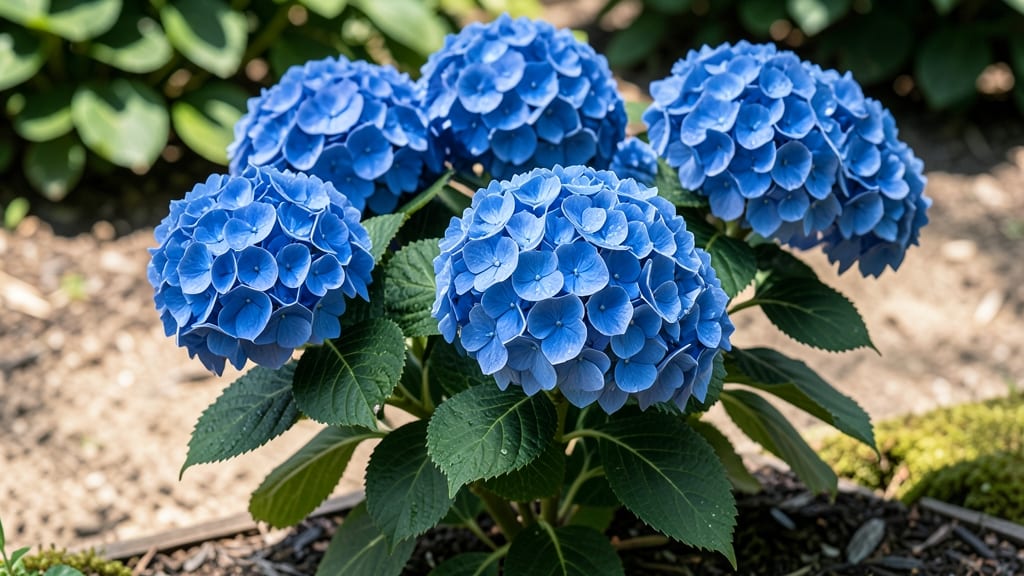 Grandiflora Hydrangea for Classic Blue Blooms