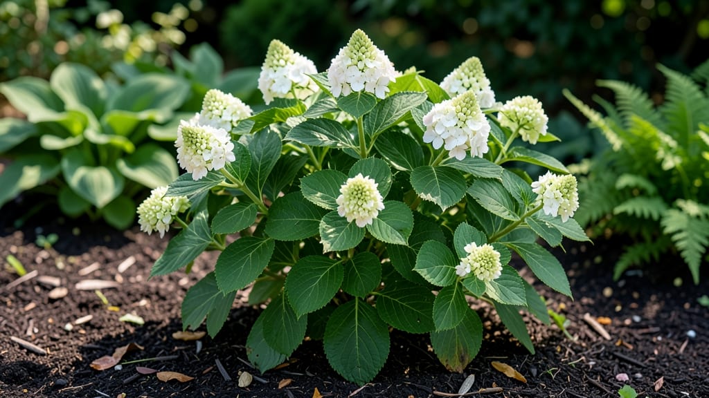 White Bigleaf Hydrangea: Pole-Trained Beauty That Thrives in Shade