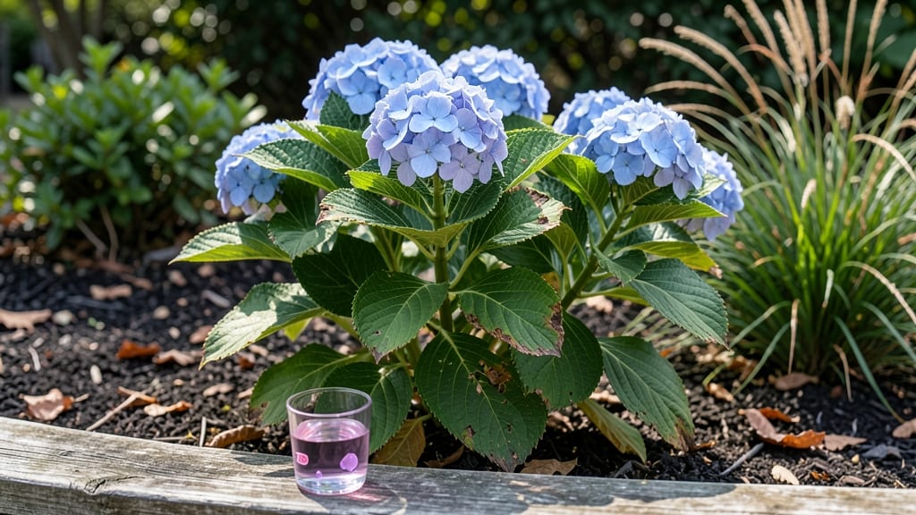 Brown Leaves on Hydrangea Plant: Reversing Bronze with pH-Balanced Care