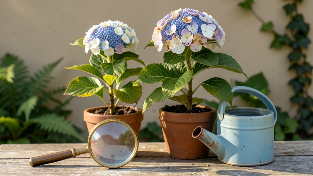 Brown Spots on Hydrangea Blooms: Fungal Causes and Chemical-Free Cures