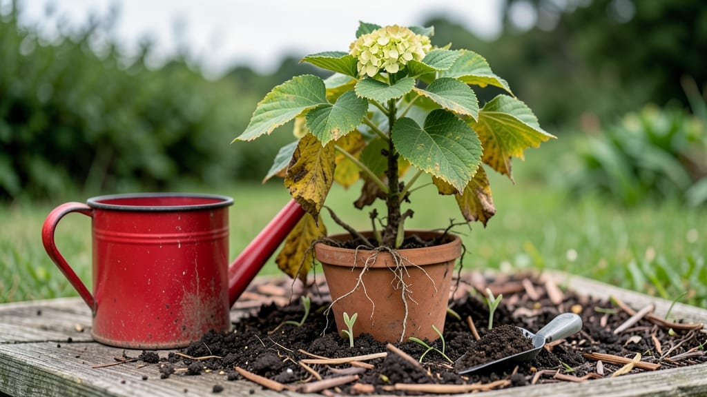 Hydrangea Dying in Pot: Root Revival Tricks for Lush Blooms Back