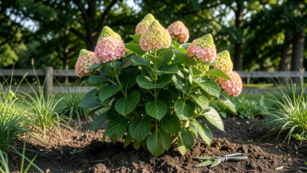 Sweet Summer Hydrangea Tree: Pole-Trained Bloom Bonanza in Compact Spaces
