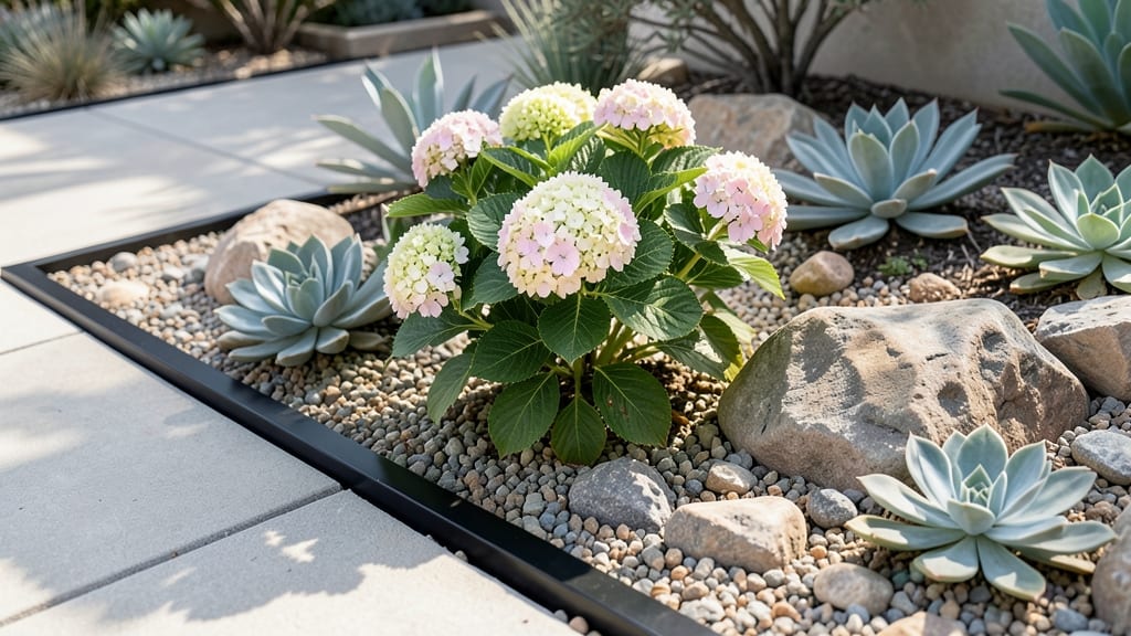 Dwarf Hydrangea Rock Garden