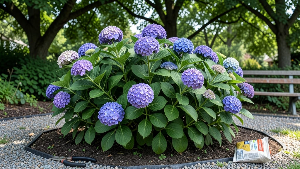 Hydrangea-Lined Driveway: Romantic Arbors for Year-Round Curb Appeal