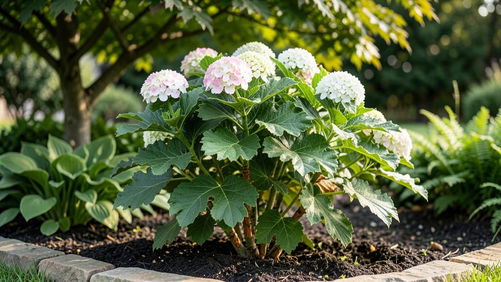 Hydrangea Alice Oakleaf Growing Guide: Pole-Trained Elegance for Year-Round Color