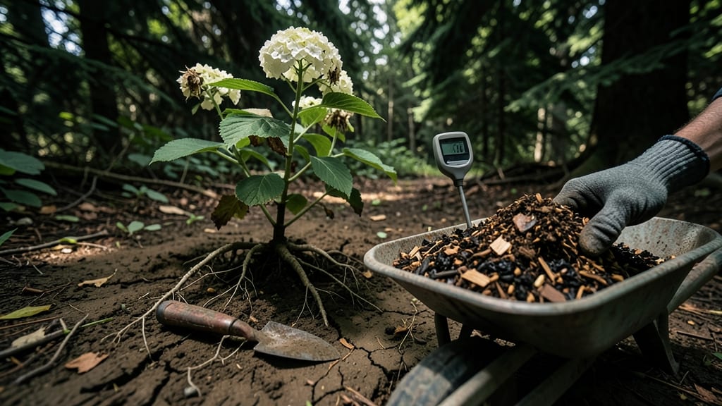 Soil Amendments for Shady Hydrangea Growth