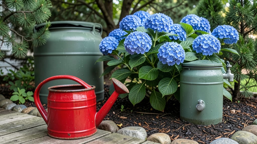 Hydrangeas Watered with Rainwater Can Maintain a Vibrant Blue Color: Why Blue Blooms Stay Brighter Longer