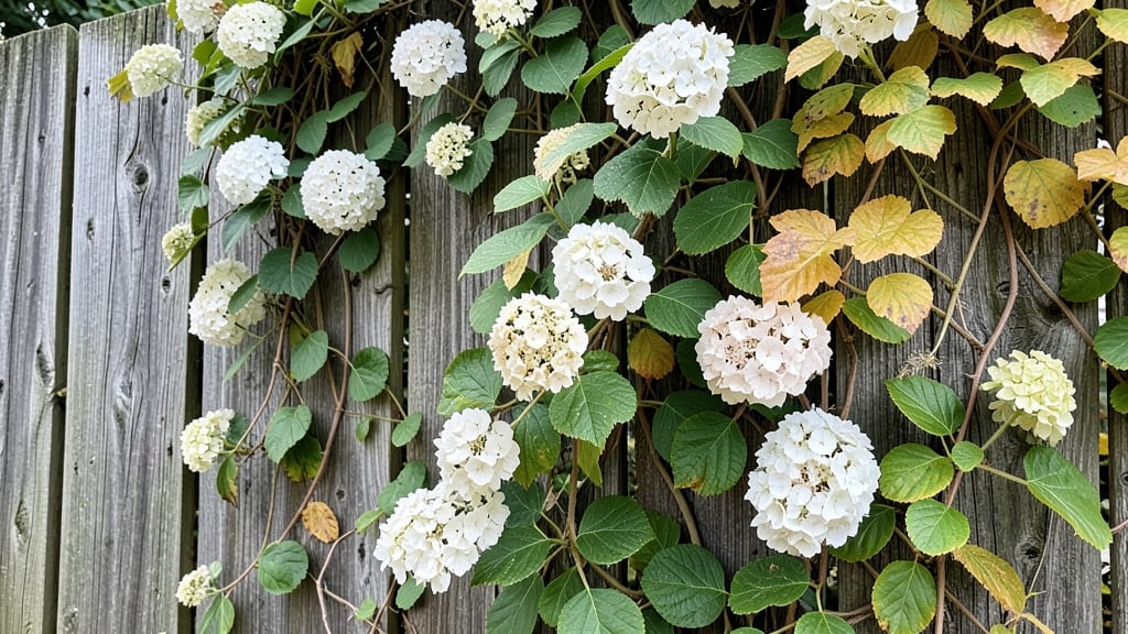 Mountain Hydrangea Schizophragma Hydrangeoides for Vertical Gardens