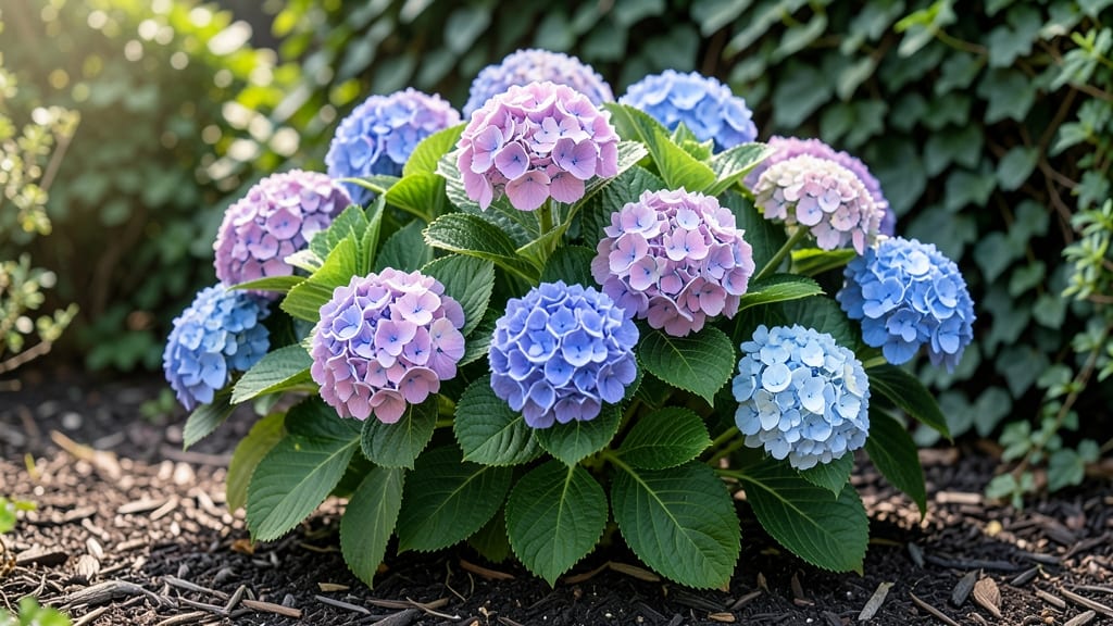 Blue Pink Purple Hydrangeas: Season-Long Color Shifts With Minimal Pruning