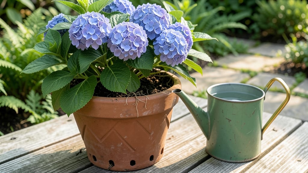 Hydrangeas Care In Pots: Year-Round Vibrant Blooms With Simple Tricks