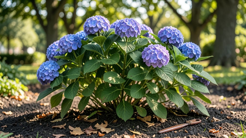 Floral Hydrangea Care: Pole-Trained Beauty in Containers Without Fuss