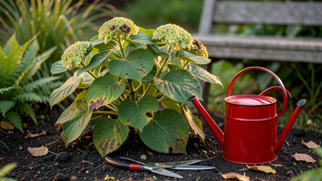 Diseased Hydrangea Leaves: Quick Fix for Revived Blooms in Days