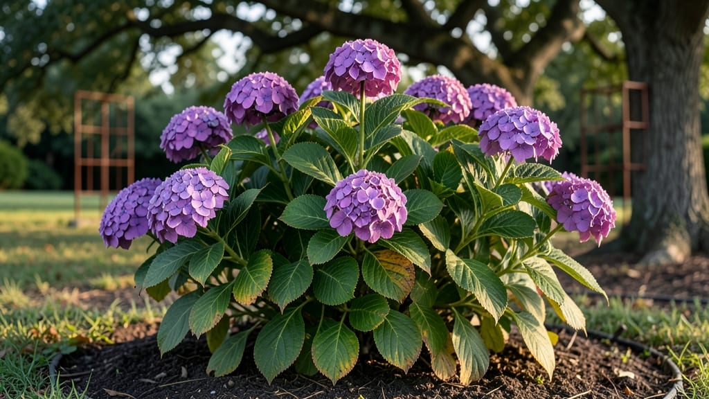 Fall Blooming Hydrangeas Recipe: Pole-Trained Abundance in Containers