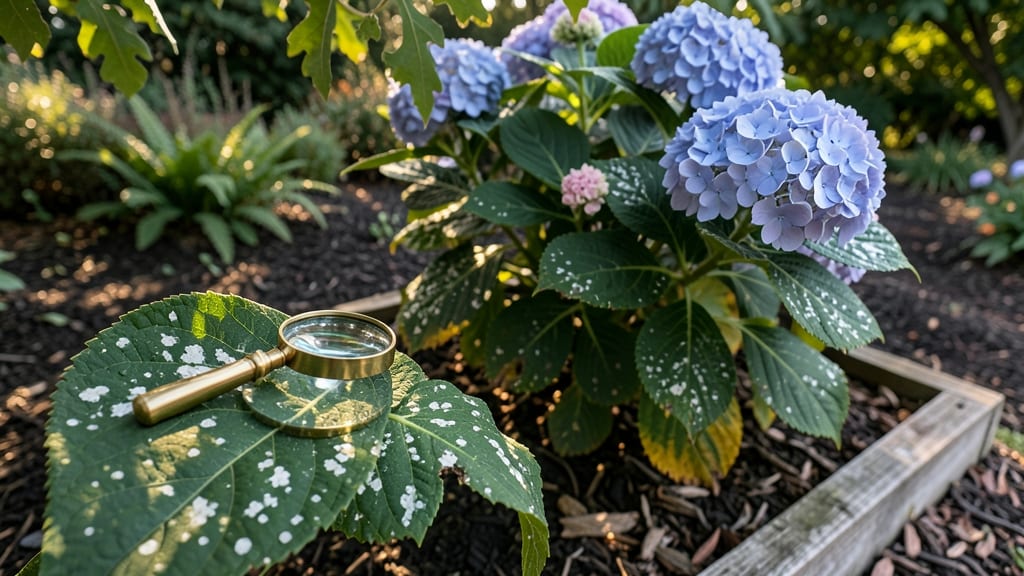 White Spots on Hydrangea Leaves: Fungal Powdery Mildew Cure Guide