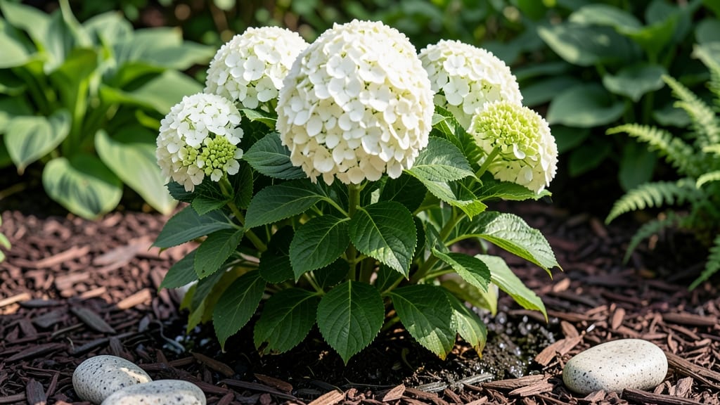 Bobo Hydrangeas In Front Of House: Year-Round Color With Low-Maintenance Elegance