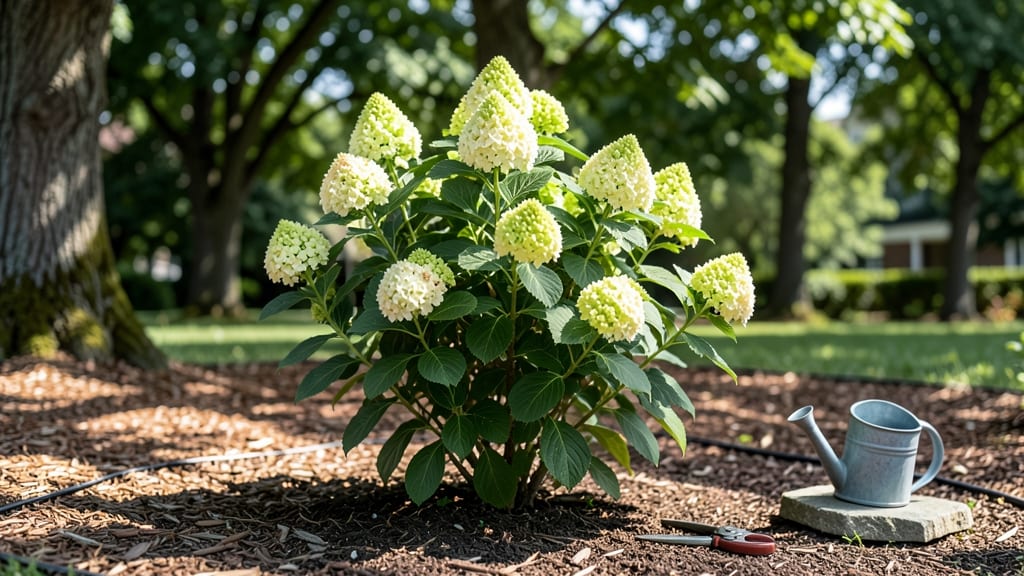 Quick Fire Hydrangea Tree Form: Pole-Trained Elegance in 3 Simple Cuts