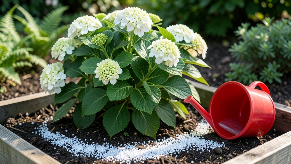 Change Hydrangea Color from White to Blue: Blue Bloom Science With Simple Soil Swap