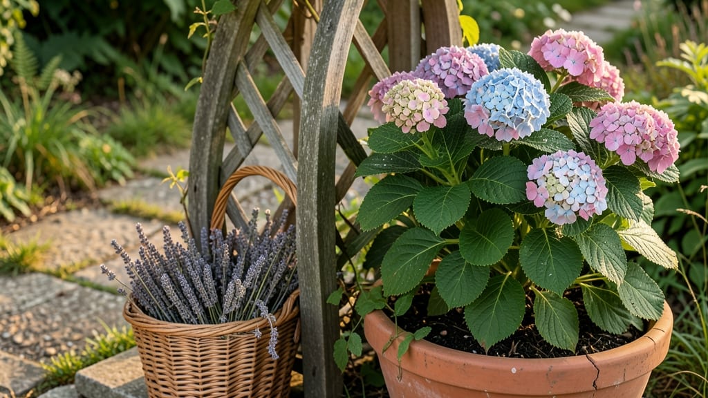 Seaside Serenade Hamptons Hydrangea: Coastal Garden Romance in Blue-Pink Hues